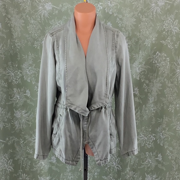 max jeans drape front jacket